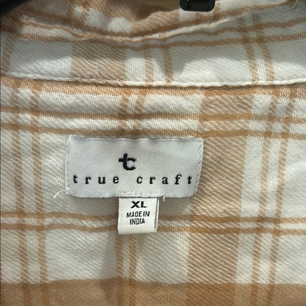 True Craft Plaid Button-Down Dress - Picture 2 of 3